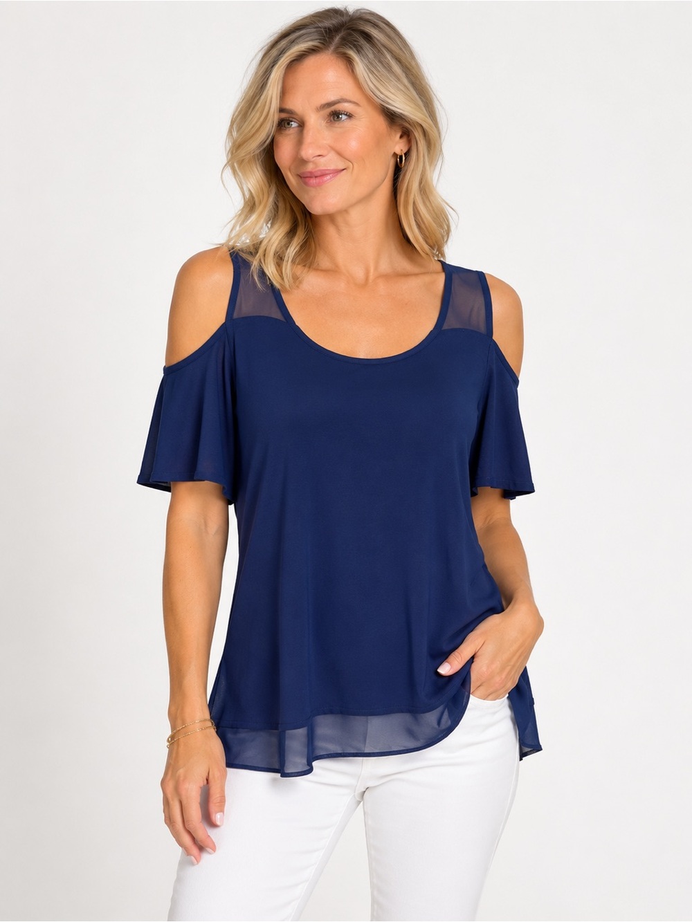 Design History Cold-Shoulder Top - Women